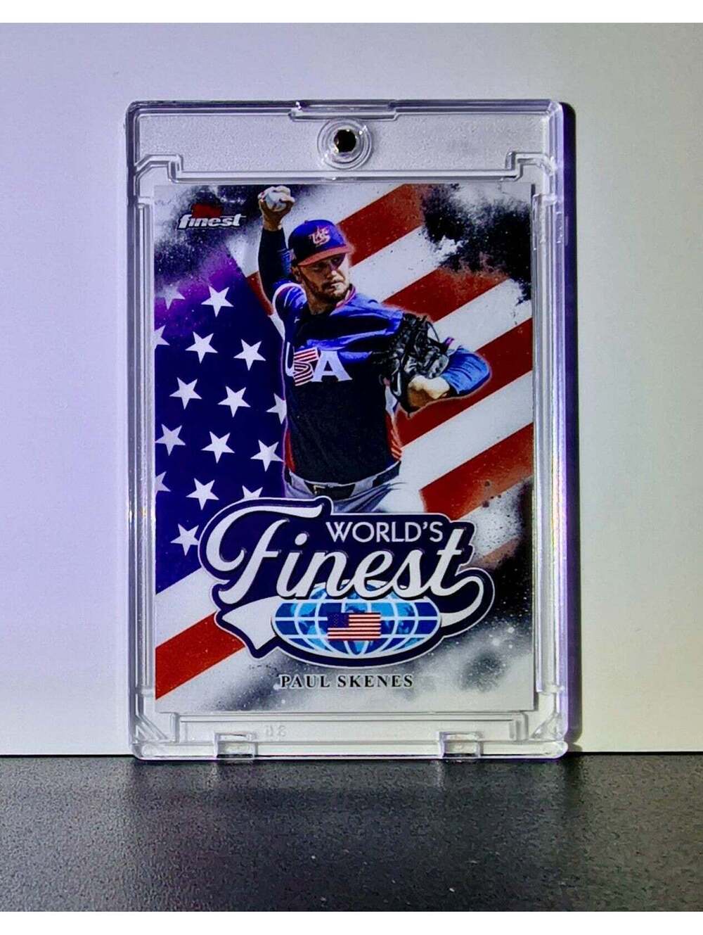 Paul Skenes 2026 MLB Topps Finest #WF-2 World's Finest Baseball Card Pirates